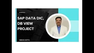 SAP Data Dic, DB View Project