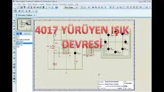 yürüyen ışık devresi nasıl yapılır ? 4017 entegresi