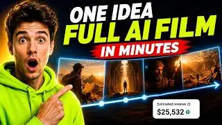 Turn One Idea Into an AI Film With Google Flow Storyboard in Minutes (100% FREE)