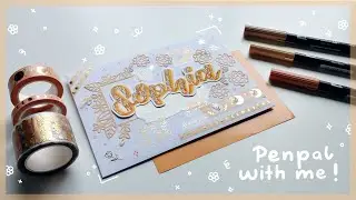 Penpal with me 💌 | flower theme 🌼 ft. Notebook Therapy