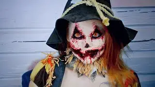 Pumpkin halloween Makeup // SFX Tutorial