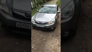 Subaru Outback в горку