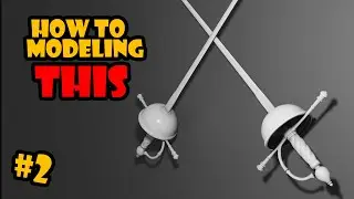 How To 3D Modeling A (Rapier) Sword In Blender For Beginners Fast And Easy part2