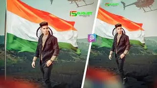 15 August photo editing in Picsart || Independence Day Photo Editing 2021 || MAXXEDITOR