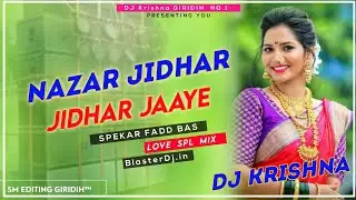 Nazar Jidhar Jidhar Jaye Dj Song || Old is Gold Hindi Love Sayri Jhumar || Mix By Dj Krishna GRD