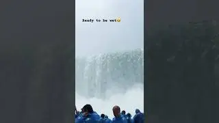 You are about to go in a wetty ride in the “Maid of the Mist”!