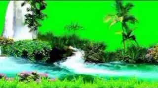 river effect | green screen | copyright free