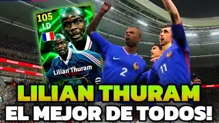 ASI JUEGA EL MEJOR LATERAL DEFENSIVO😍 LILIAN THURAM 105🤯 ES UNA BESTIA 🔥 🥵 #efootball2025 #efootball