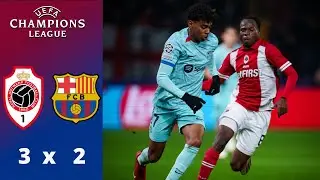 CHAMPIONS LEAGUE: ANTWERP 3 x 2 BARCELONA