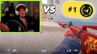 S1MPLE PLAYS VS FACEIT TOP #1 PLAYER!! (ENG SUBS) | CS2