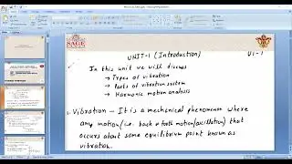 Introduction of Vibration