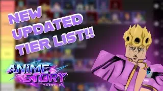 *NEW* UPDATED TIER LIST in Anime Story (JOJO UPDATE) !!! (Roblox)