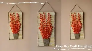 DIY Ice cream Stick Craft Ideas | Best out of waste |  Diy Wall Hanging Ideas