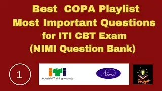 ITI COPA Trade | CBT Most Important Questions | NIMI Question Bank Answers