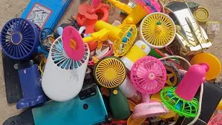  Mini Fan Breaking And Opening Mini Hand Fans With Motor⚒️ 🛵 💡🔨