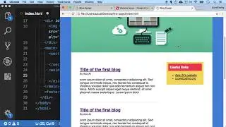 Lesson 54 - Project Blog Design (Part 2/7)