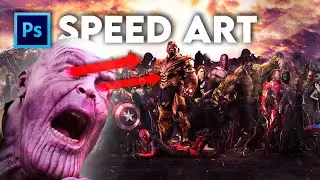 🔥 CREÉ un ENORME Poster de Marvel con +75 Personajes !!! * No te lo esperas *