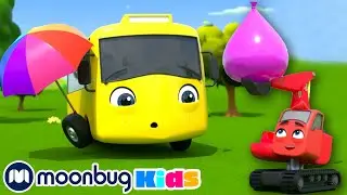 Бастер Бой Водяными Шарами | Moonbug Kids на Русском | Мультики на Русском