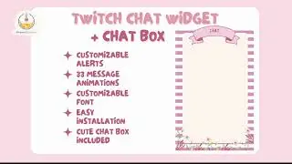 Bunny Twitch chat widget video prezentation