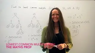 The Maths Prof: Lowest Common Multiple / Least Common Multiple (LCM) of 3 numbers
