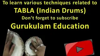 Free Education| Tabla Lesson| Learn Tabla Free| Indian Drums