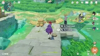 Sir pouncealot and bandit at Qiaoying Village hidden chest - genshin impact