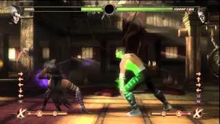 Sindel vs Cage's X-ray