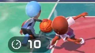 Nobody can guard me in Switch Sports Basketball