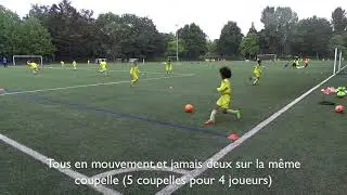 ECOLE DE FOOT - FC Nantes - Prise d'info et prise des espaces libres