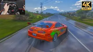 FAST FURIOUS Toyota Supra | Forza Horizon 5 | logitech g29 gameplay
