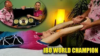 ASMR Massage Interview With a World Champion Boxer – Nerves, Titles & Real Life