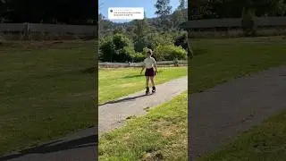 How to brake going down a hill on rollerblades 🌟