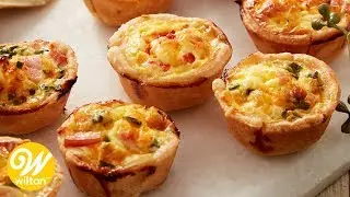 Mini Ham and Cheese Quiche Recipe | Wilton