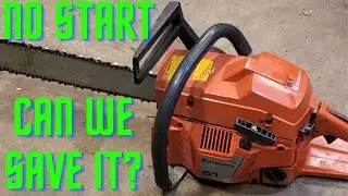 Husqvarna 51 or 55 no start after sitting common problem / easy fix