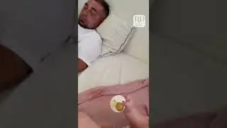 This baby was shocked at her father's snoring! #cutebabies