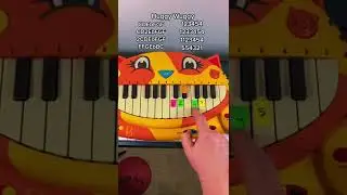 Who found the🧢? Huggy Wuggy Piano Easy 🤗🐱😱