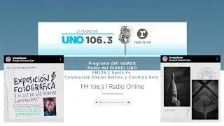 Entrevista de Daniel Delfino en Radio. Muestra Fotográfica Remi Bouquet en Brew Pub