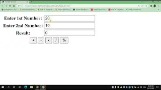 Calculate some data using multiple Operators(+,-,*,/,%) using HTML & Javascript Programming Language