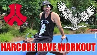 Hardcore Rave Workout Challenge In Public