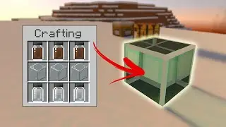 How To Craft Hardened Glass MINECRAFT