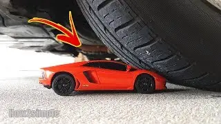 Car vs Lamborghini: Experiment 32 + Slowmo