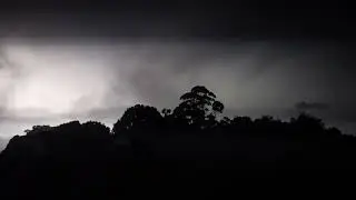BEFORE THE STORM BROKE - Lightning Storm near Mount Tamborine on Christmas Day 2023