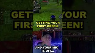 Classic WoW Hardcore : Getting your FIRST green item! #blizzardentertainment #classicwow