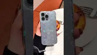 Holographic Transparent Rainbow Gradient Laser Hearts Case 7
