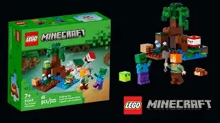 STOP MOTION (LEGO MINECRAFT SWAMP ADVANTURE - 21240)!!!
