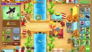 Bloons TD 6 - Camo Flying Fortress with Rosalia on Bazaar CHIMPS Black Border