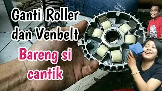 Cara Ganti Roller dan Venbelt Honda Beat street 