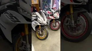 2024 Aprilia RSV4 Factory in Speed White or Ultra Gold⁉️ #Aprilia #RSV4Factory #bearacer