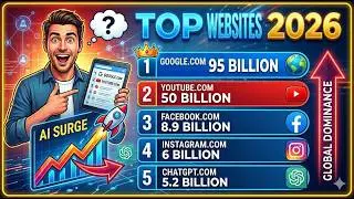 Top 10 Most Visited Websites in 2026!100 billion+ visited web