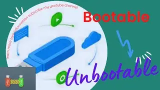 How to recover a bootable pen drive